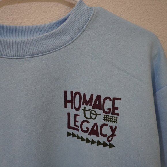 Black History Month - Homage to Legacy Sweatshirt - Blue - Size Small - Picture 2 of 11